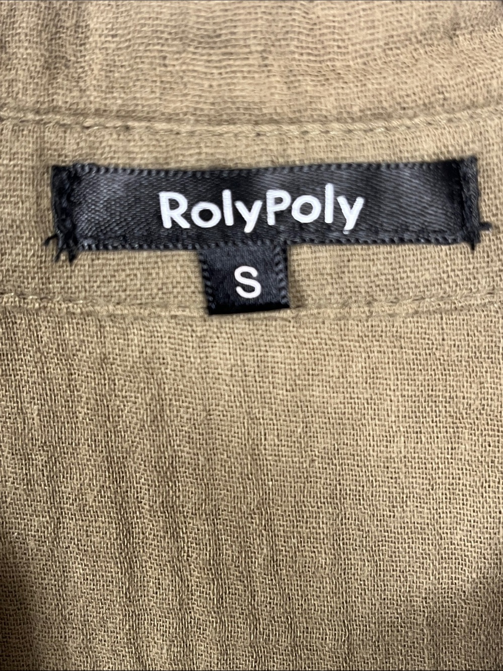 Olive Collared Button-Front Midi Dress - Picture 9 of 11